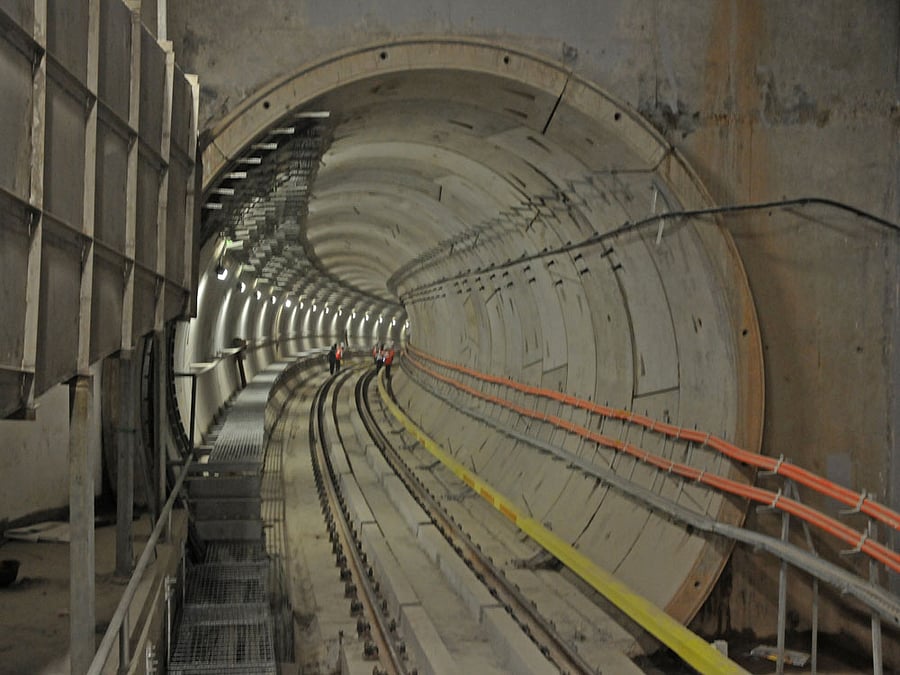 Kaveri made its way through the difficult 750 metres in the previous month. Its sister machine Krishna, launched in December last year, is expected to breakthrough in approximately two months, sources in BMRCL said. DH File Photo for representation.