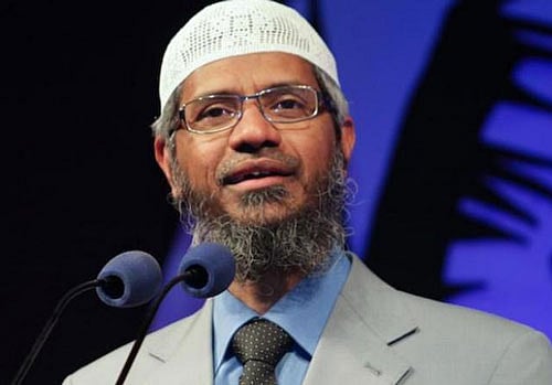 Islamic preacher Dr Zakir Naik. PTI file photo