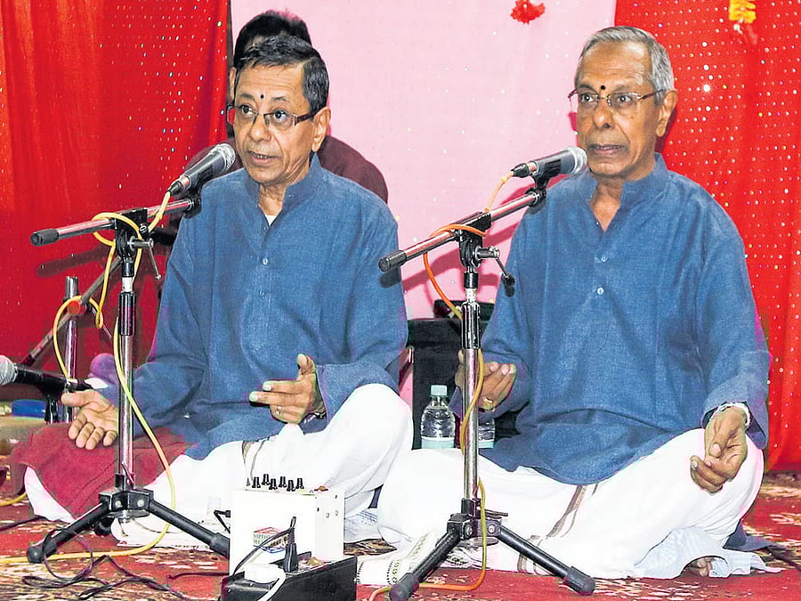Rudrapatnam brothers R&#8200;N Tharanathan and R&#8200;N&#8200;Thyagarajan. DH photo