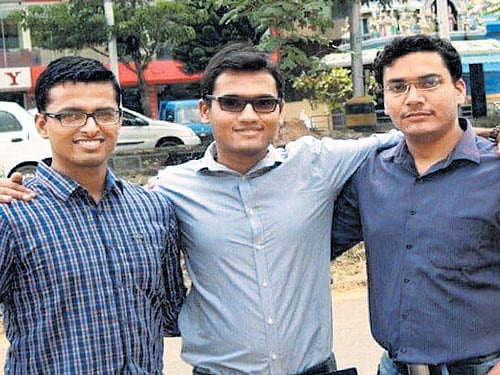 Sudarshan Ravi, Pushkar Singh and Ankit Parasher