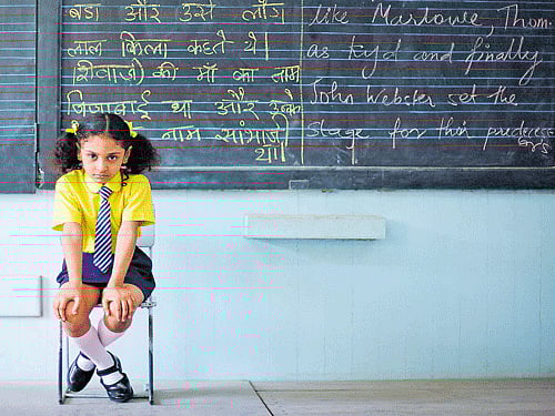 A visibly upset chief minister immediately ordered suspension of the Basic Education Officer of the district Dh file photo for representational purpose only