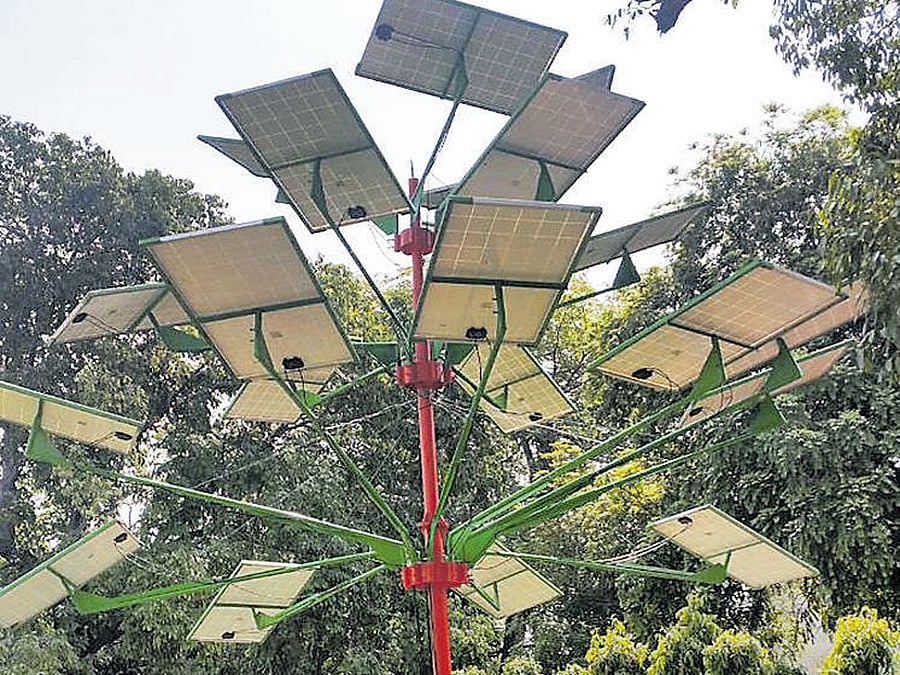 Each tree requires not more than 4 square ft area.