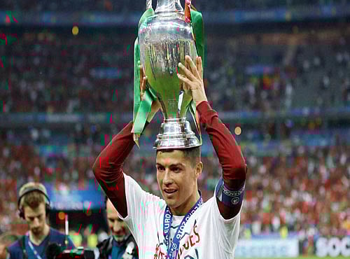 Cristiano Ronaldo. PTI Photo.