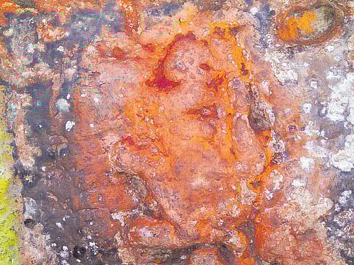 One of the relics found during excavation.