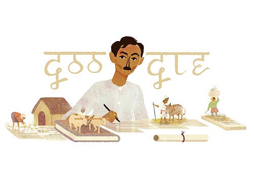 The doodle is inspired from Premchand's last and most popular novel, 'Godaan', which he penned in 1936.