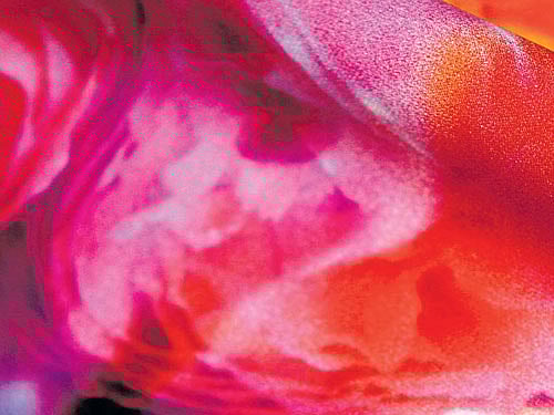 The beautiful hues of georgette