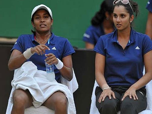 Sania-Prarthana. Courtesy: Twitter