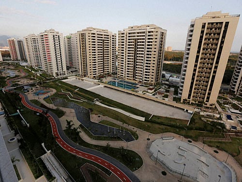Olympics village. Reuters file photo