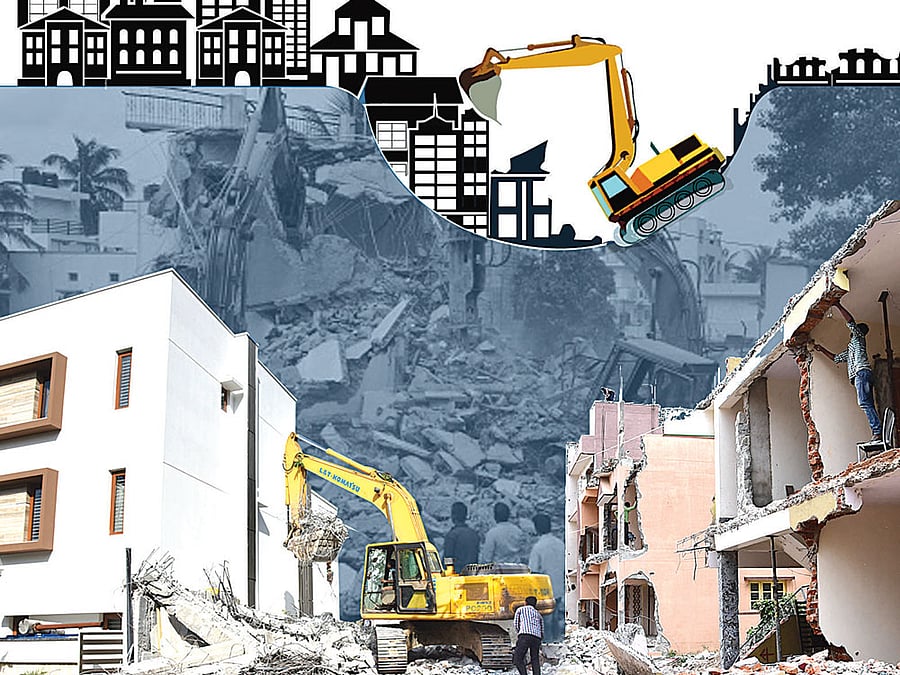 Owners of the razed houses are crying hoarse. The BBMP had issued them all the necessary approvals, they reason, wondering in disbelief how their properties could suddenly turn illegal. The answer should be obvious: A nexus so devious that title deeds were fabricated even for land earmarked for drains and lakes! DH graphic