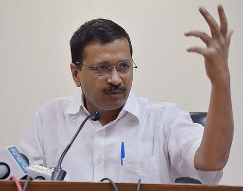 Kejriwal had announced the government's decision the raise wages his Independence Day speech. PTI File Photo.