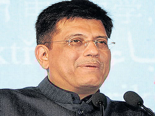 Power Minister Piyush Goyal. DH File photo.