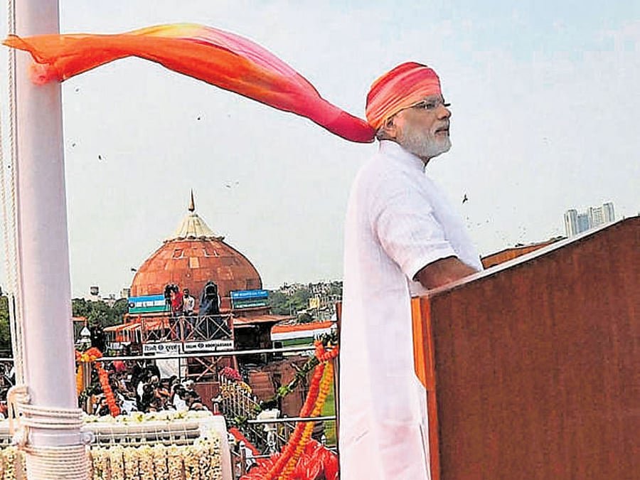 Modi, during his I-Day speech, said that Nagla Fatela village was three hours drive from Delhi, but it took 70 years for power to reach the village. PTI file photo