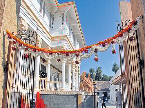 the Iranshah Fire Temple in Udvada, Gujarat (Courtesy: Jasmine D Driver, Parsiana magazine)