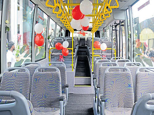 Hi-tech buses, low-tech repairs