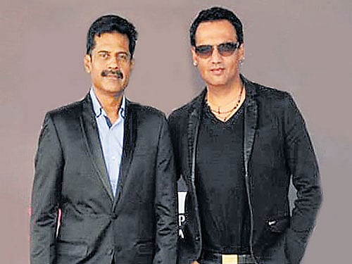 big initiative Max Executive Director Vasanth Kumar with Mark Robinson.