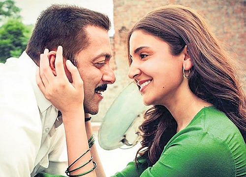 reel reflections: A still from the recent Bollywood movie Sultan, starring Salman Khan and Anushka Sharma. The eponymous protagonist (Khan) and his story about a televised mixed martial arts league functions as a parable about a society trying to assimilate an onslaught of foreign influence.