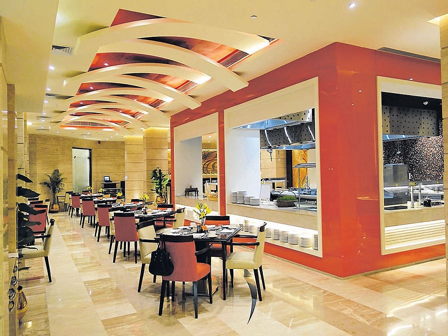 Done up in light colours with splashes of orange - which give the place a fresh and vibrant appeal, Ssence is spread over 6,760 square feet with a seating capacity of 146 people.