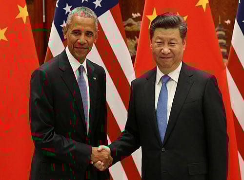 Chinese President Xi Jinping meets U.S. President Barack Obama before the G20 Summit, in Hangzhou. Reuters photo
