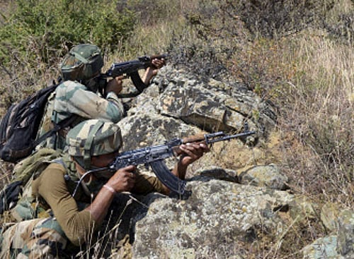 The spokesperson said the Pakistan army also shelled posts with heavy mortars and opened fire with small arms and automatic weapons in the Poonch sector. PTI file photo