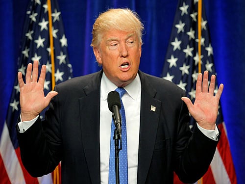 Republican presidential candidate Donald Trump. Reuters file photo