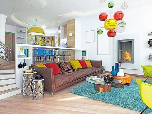 easy-peasy Playing with soft furnishings and linings is the simplest way to get the boho chic feel in a space.