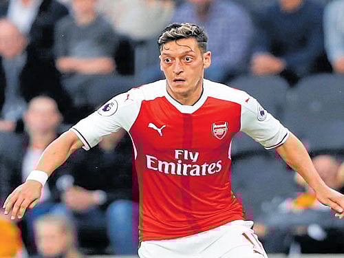 Arsenal's Mesut Ozil. Reuters photo.