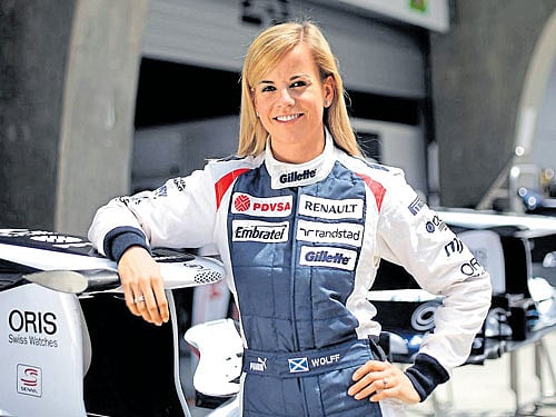tough task: Susie Wolff came close to making an entry into Formula One but could not take the final step.