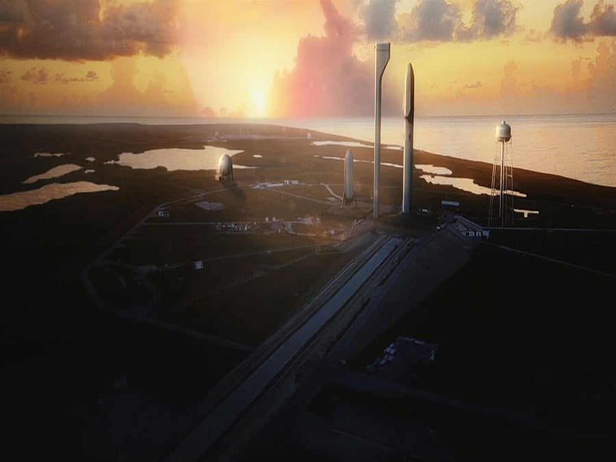 SpaceX has said it plans to send an unmanned Dragon cargo capsule to Mars as early as 2018, paving the way for a human mission that would leave Earth in 2024 and arrive on the Red Planet the following year. Image tweeted by @SpaceX