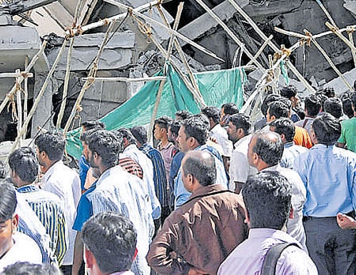 There are technical specifications like testing soil, to check how many layers of foundation have to be laid and how many pillars have to be erected are not followed. Buildings are constructed without following specified standards.