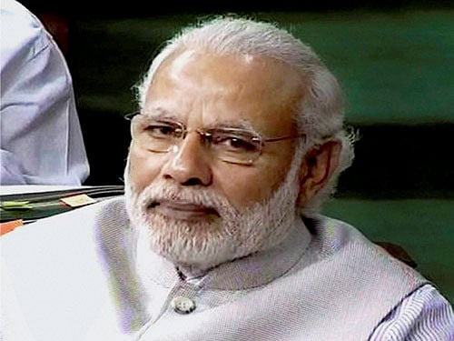 In the absence of strong regional leaders, BJP is again banking on Modi's appeal to power its campaign in the state, which it swept in the Lok Sabha polls riding on a national wave in his support but where it is perceived to have slipped since. PTI File Photo.