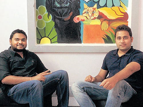 Balaji Ramesh (left) and Kanishka Lihala