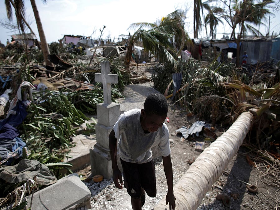 Matthew struck as the impoverished nation was struggling to stifle a cholera outbreak that authorities fear will now worsen, with the World Health Organization pledging Tuesday to send a million doses of cholera vaccines. Reuters photo
