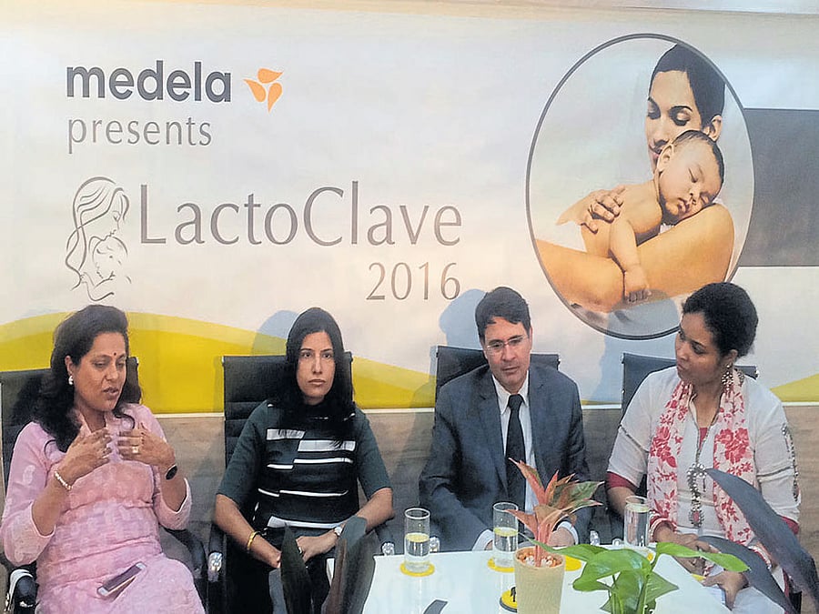 The panelist came together to spread awareness about breast cancer.