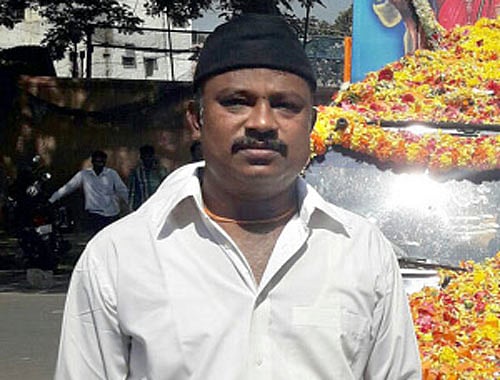 RSS&#8200;worker R Rudresh. File photo.