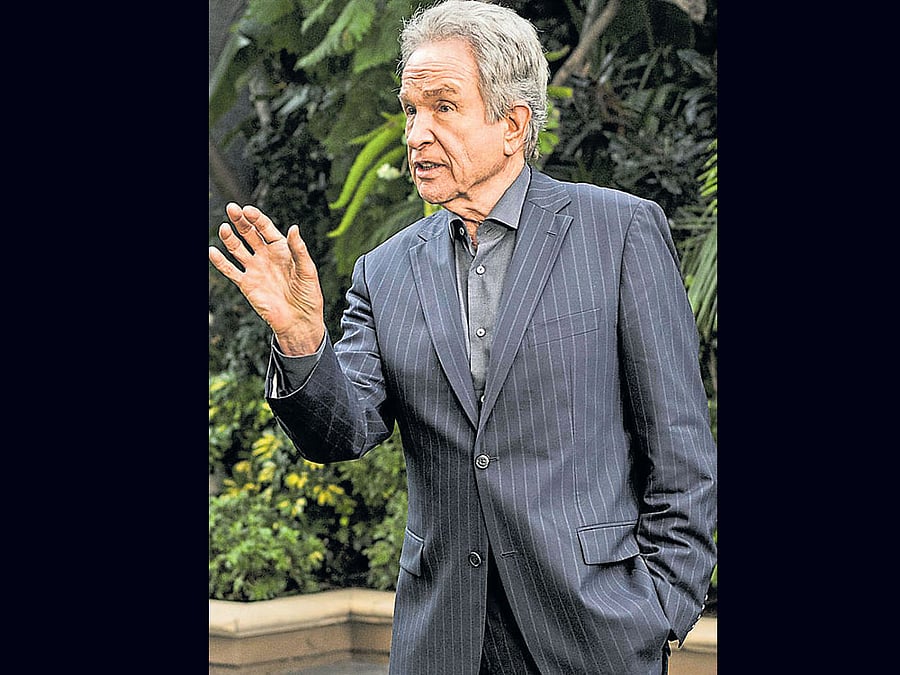 here again Warren Beatty's 'Rules Don't Apply' is the first film he has written, directed & starred in since 1998.  Photo by Emily Berl/NYT