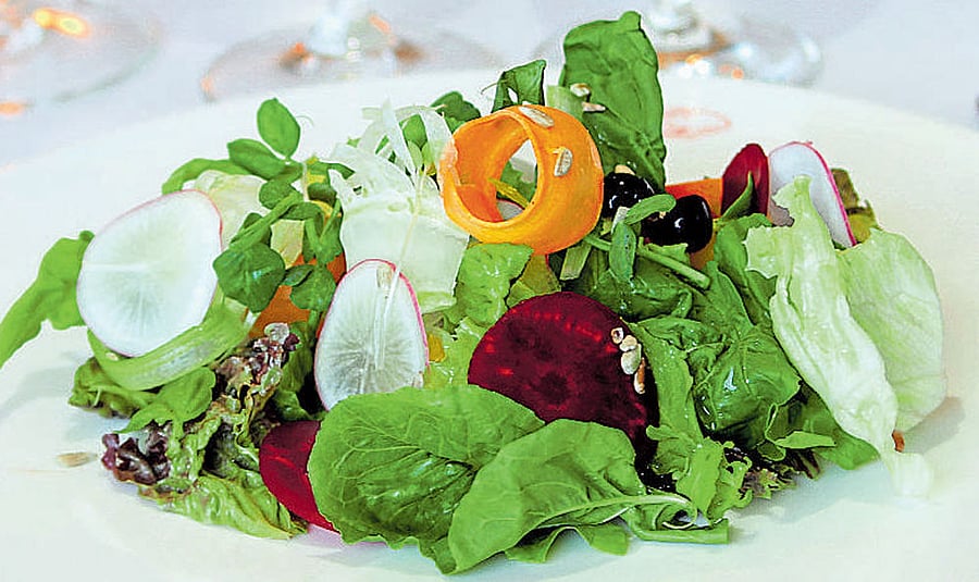 enticing Le Crique Salad.