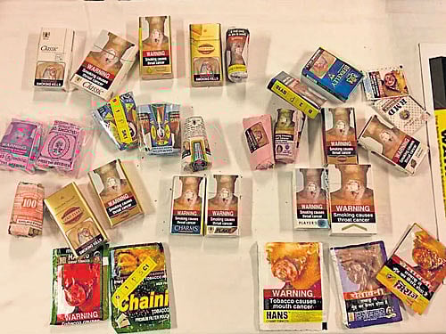 The report ranks 205 countries and territories on the size of their health warnings on cigarette packages and lists countries and territories that require graphic picture warnings. DH File Photo.