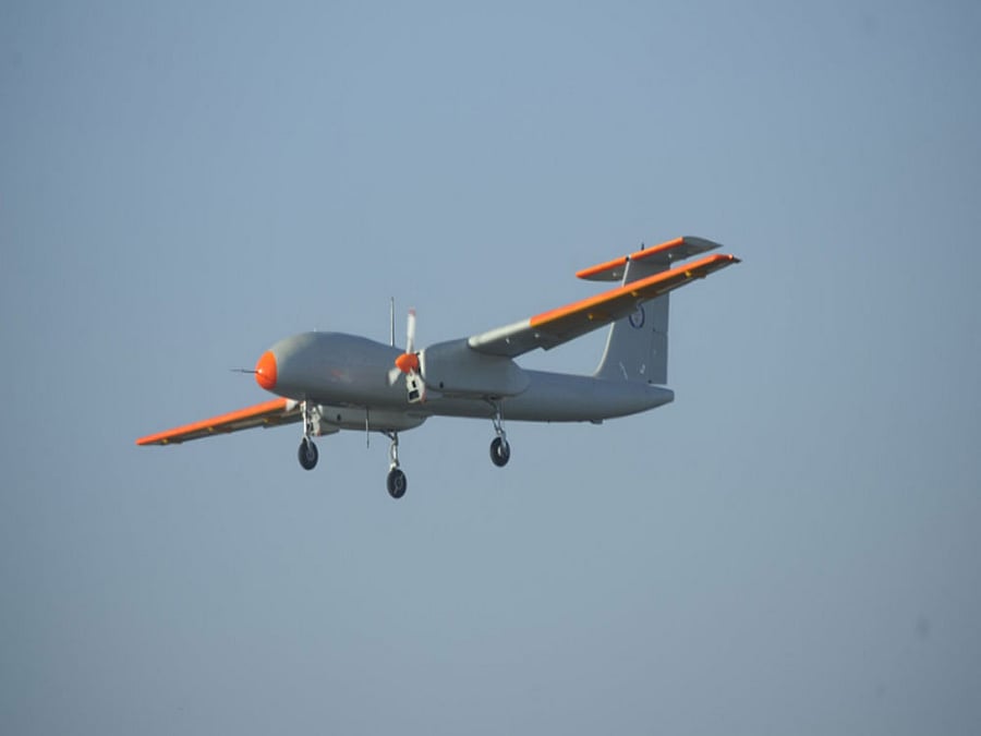 The test flight took place from Aeronautical Test Range (ATR), Chitradurga, 250 km from Bangalore, which is a newly developed flight test range for the testing of UAVs and manned aircraft. Picture courtesy Twitter