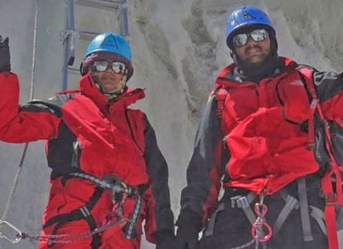 Dinesh and Tarkeshwari, posted at Shivajinagar Police headquarters in the city, had claimed on June 5 that they have become the first Indian couple to scale the Everest on May 23. File photo