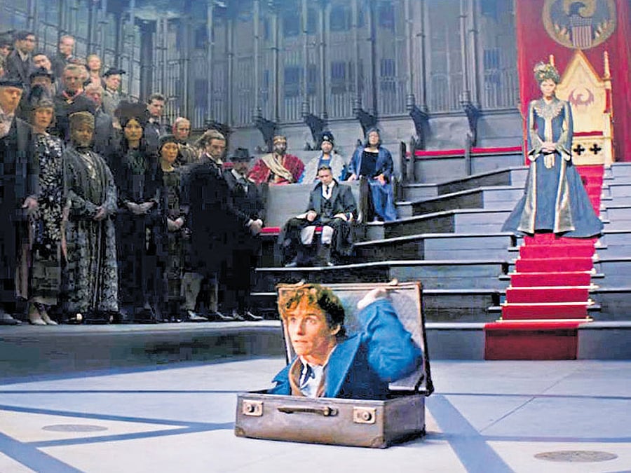 A scene from the film Fantastic Beasts and Where to Find Them.