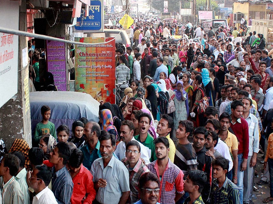 Politics over demonetisation got hotter in the capital as Satish Kumar, 49, a resident of Uttam Nagar, died around 3 pm while waiting in a queue outside Oriental Bank of Commerce. pti file photo for representation