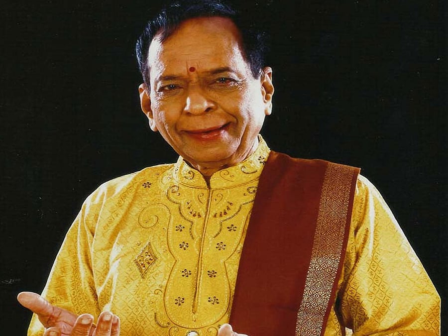 Veteran Carnatic music exponent M Balamurali Krishna. Image courtesy Twitter.