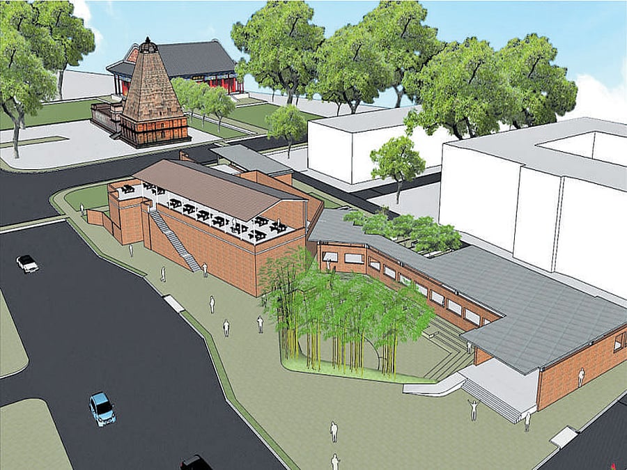 An architect's impression of the KR Market Metro Station.
