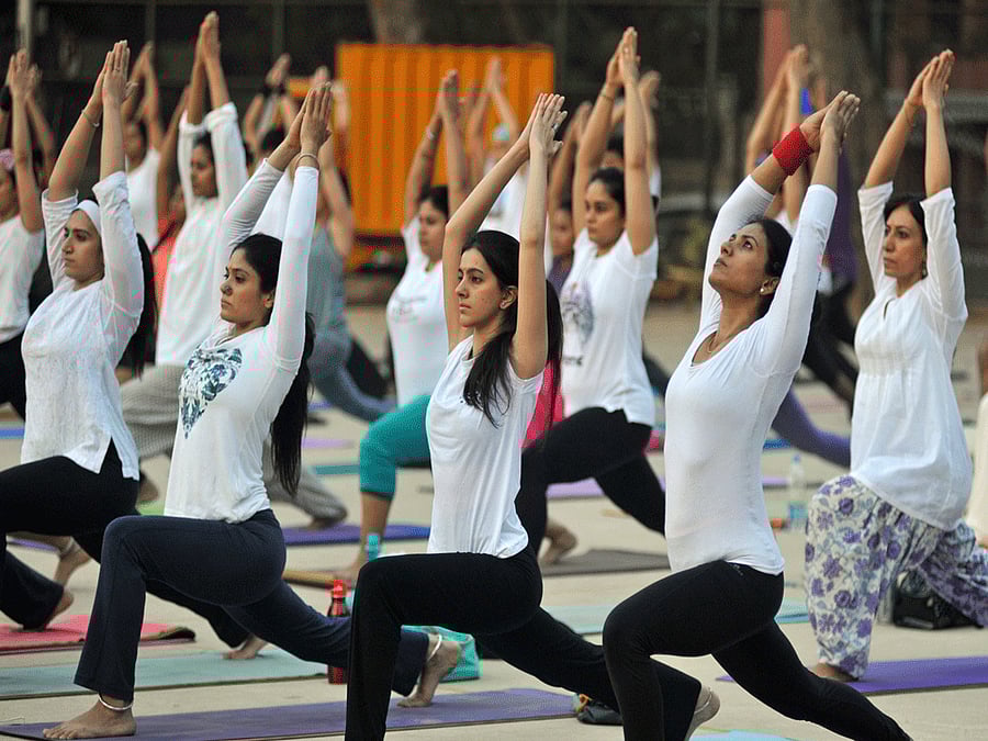 In the yoga group, both 24 hour diastolic blood pressure and night diastolic BP significantly decreased (by approximately 4.5 mm of Hg). Also, 24 hour mean arterial pressure significantly decreased (by around 4.9 mm of Hg). The control group did not show any significant change. PTI file photo
