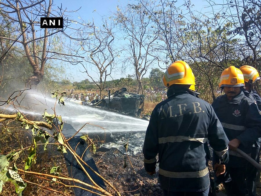 The Robinson R44 Astro chopper belonged to Aman Aviation, which offers joy rides in the city.