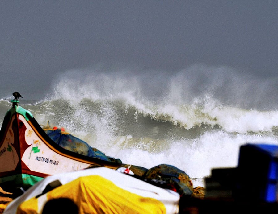 The system is expected to bring heavy rainfall in coastal districts of Tamil Nadu, including Chennai, and southern Andhra Pradesh. PTI File photo