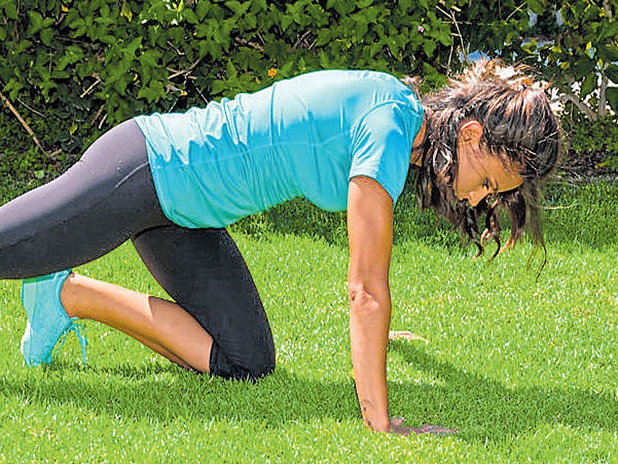 making waves Crawling strengthens your core muscles and improves your agility.