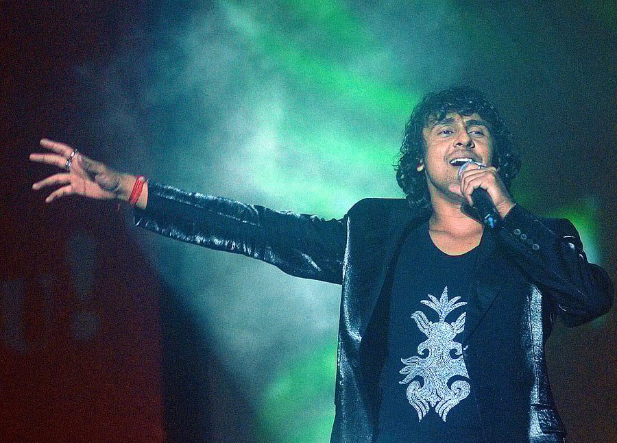 Singer Sonu Nigam. DH file photo