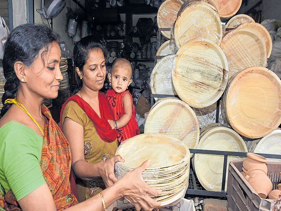 VALUE ADDITION areca leaf plates