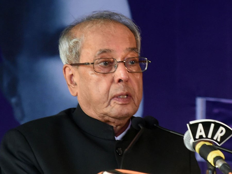 President Pranab Mukherjee. PTI File Photo.